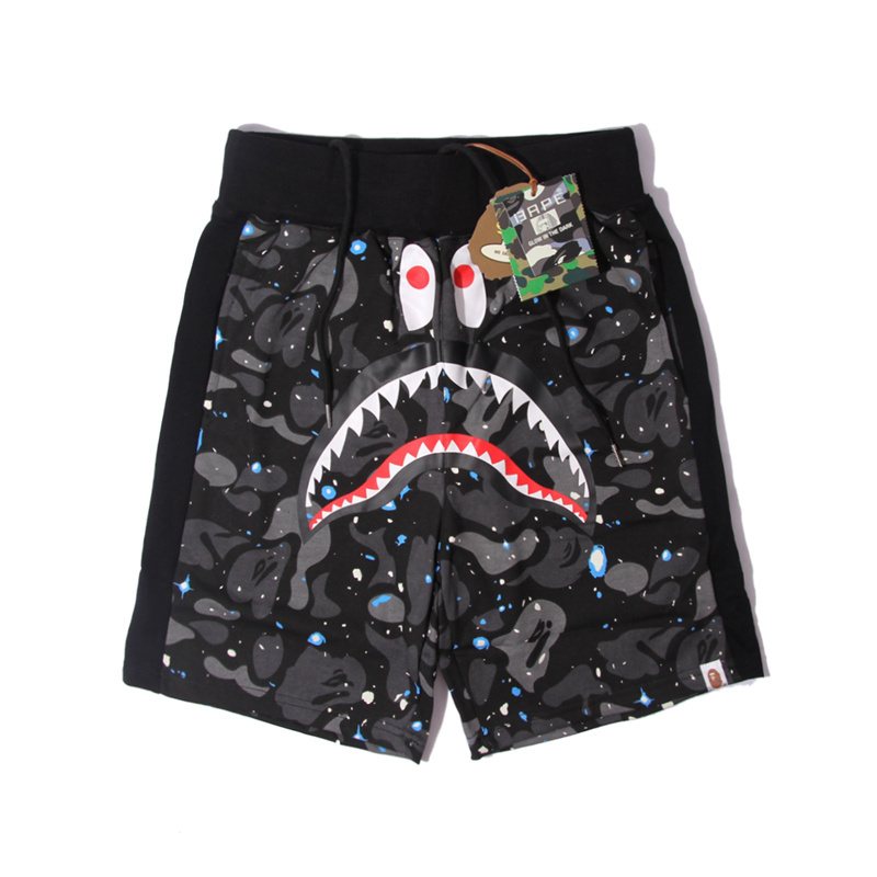 BAPE Shark Camo Graphic Shorts