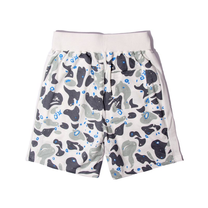 BAPE Shark Camo Graphic Shorts