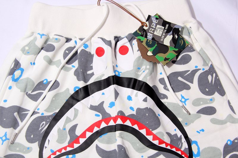 BAPE Shark Camo Graphic Shorts