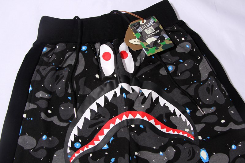 BAPE Shark Camo Graphic Shorts