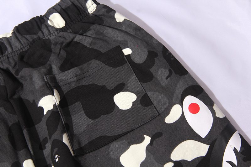 BAPE Shark Camo Glow-in-the-Dark Shorts