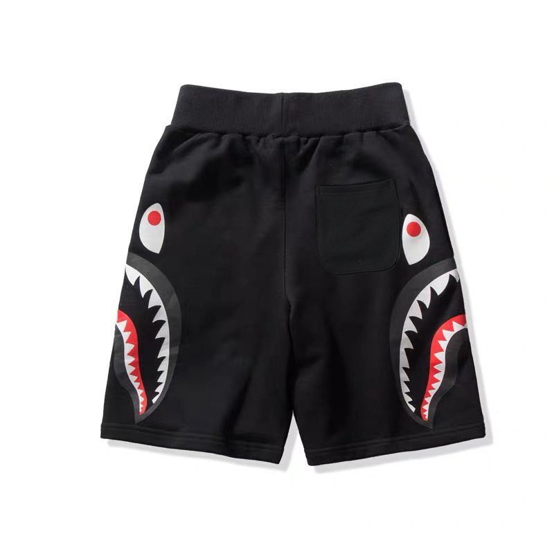 BAPE Shark Graphic Black Shorts