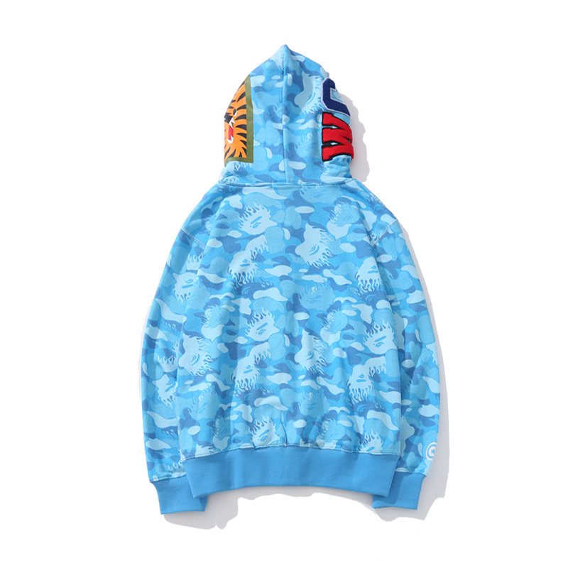 BAPE WGM Shark Camo Full-Zip Hoodie