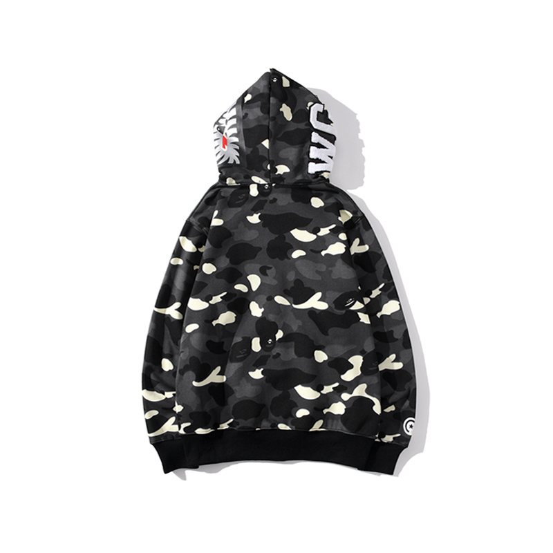BAPE WGM Shark Camo Full-Zip Hoodie