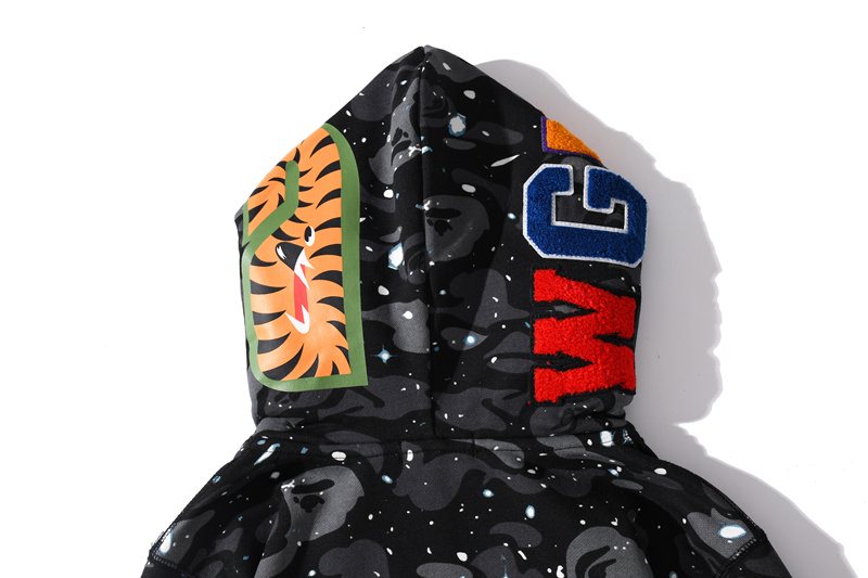 BAPE Shark Tiger Camo Full-Zip Hoodie