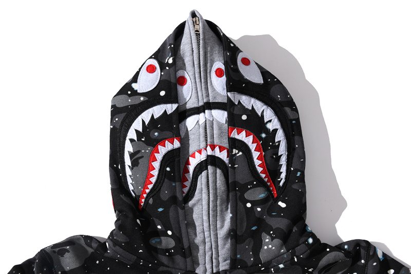 BAPE Shark Tiger Camo Full-Zip Hoodie