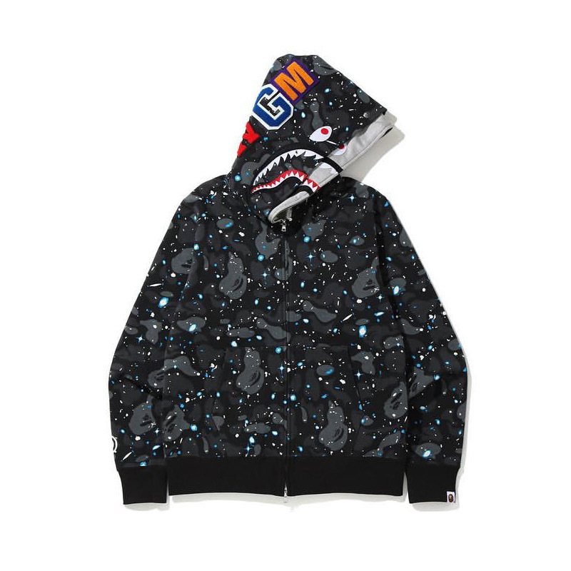 BAPE Shark Tiger Camo Full-Zip Hoodie
