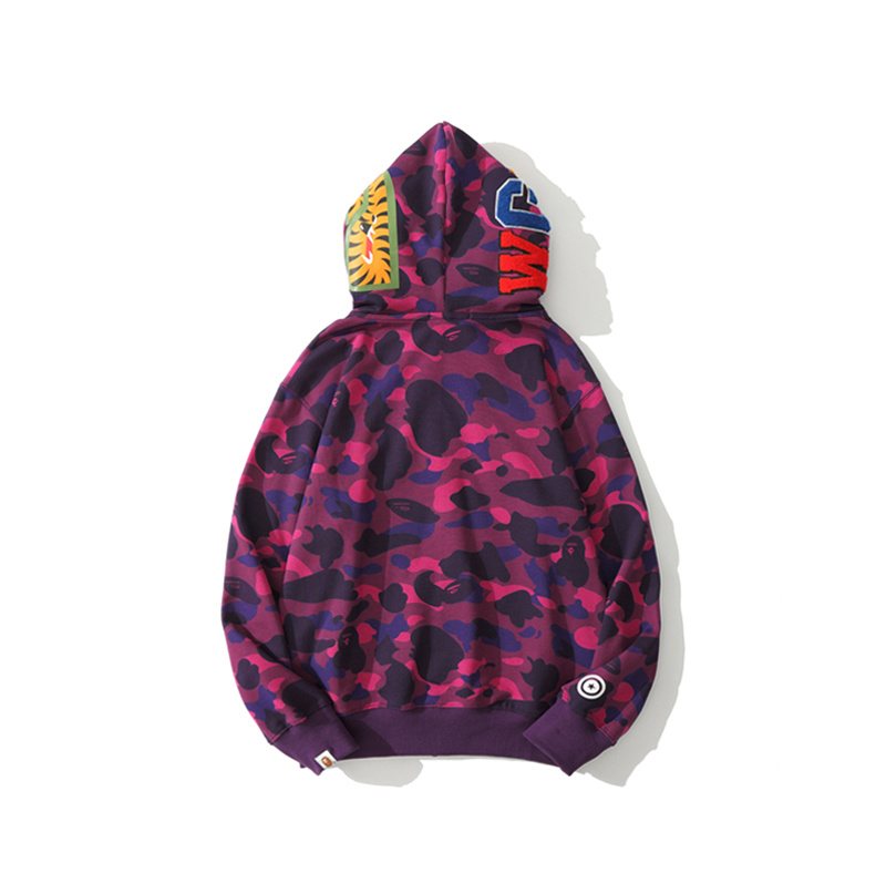 BAPE Shark Camo Full-Zip Hoodie