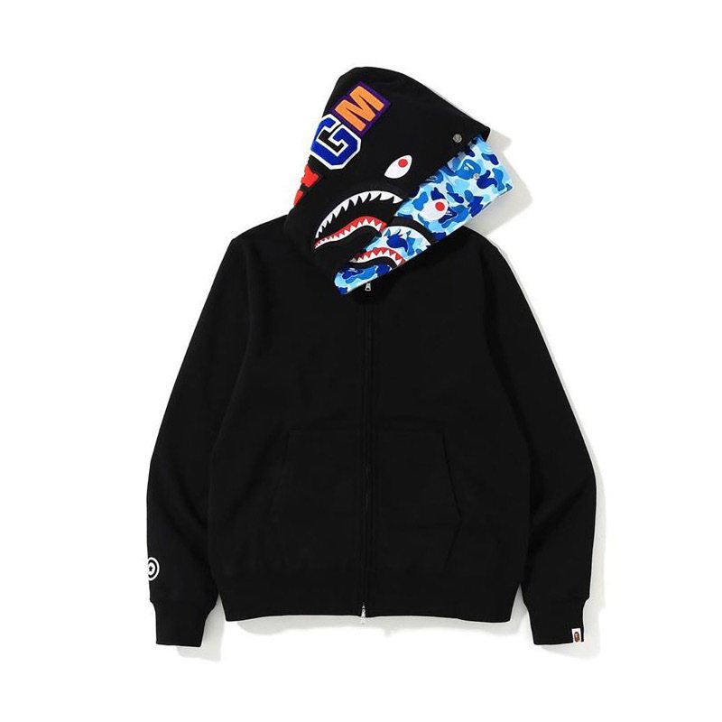 BAPE Shark Camo Full-Zip Hoodie