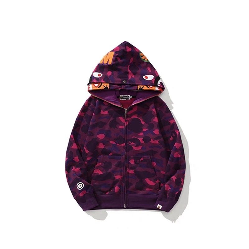 BAPE Shark Camo Full-Zip Hoodie