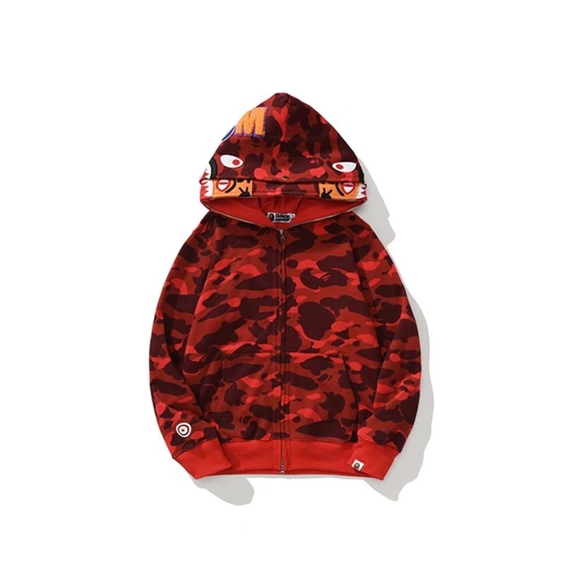 BAPE Shark Camo Full-Zip Hoodie