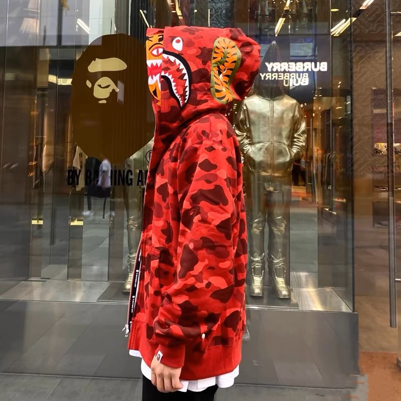 BAPE Shark Camo Full-Zip Hoodie