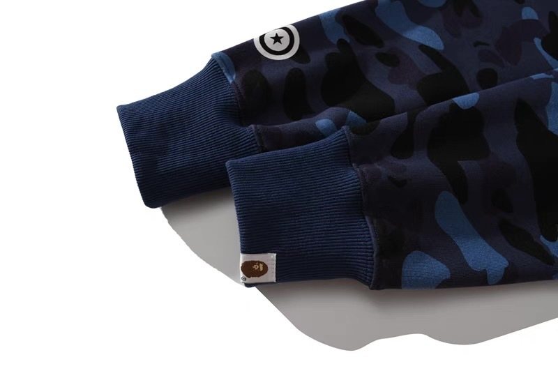 BAPE Shark Camo Full-Zip Hoodie