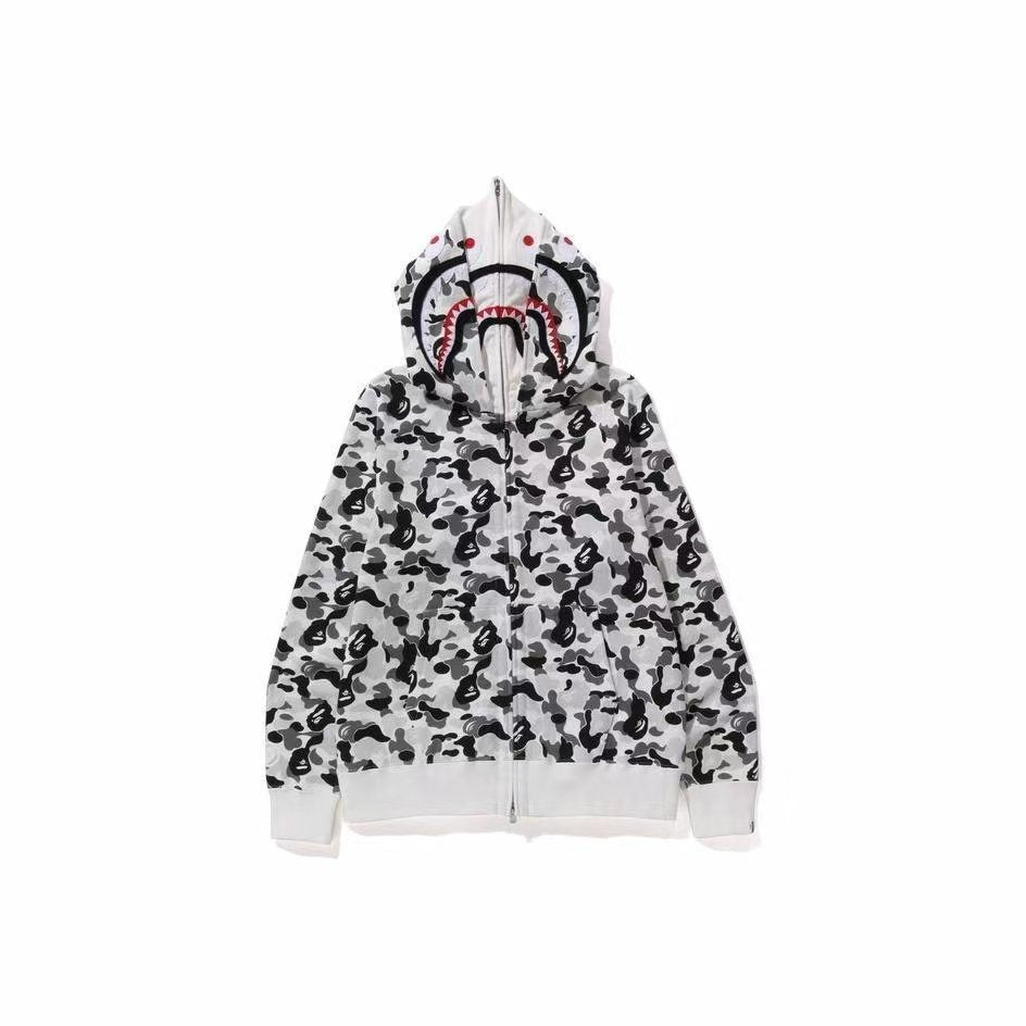 BAPE Shark Camo Full-Zip Hoodie