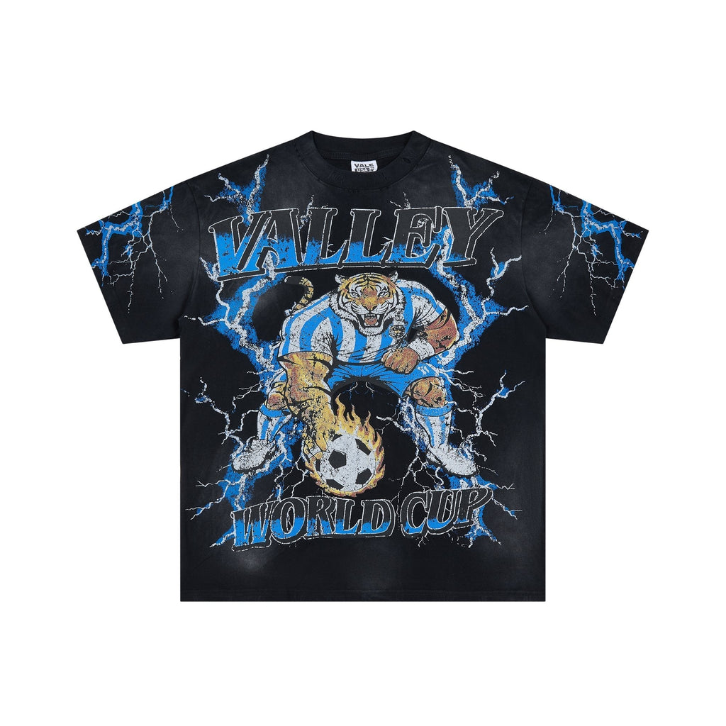 VALE USA World Cup Tiger Soccer Graphic T-Shirt