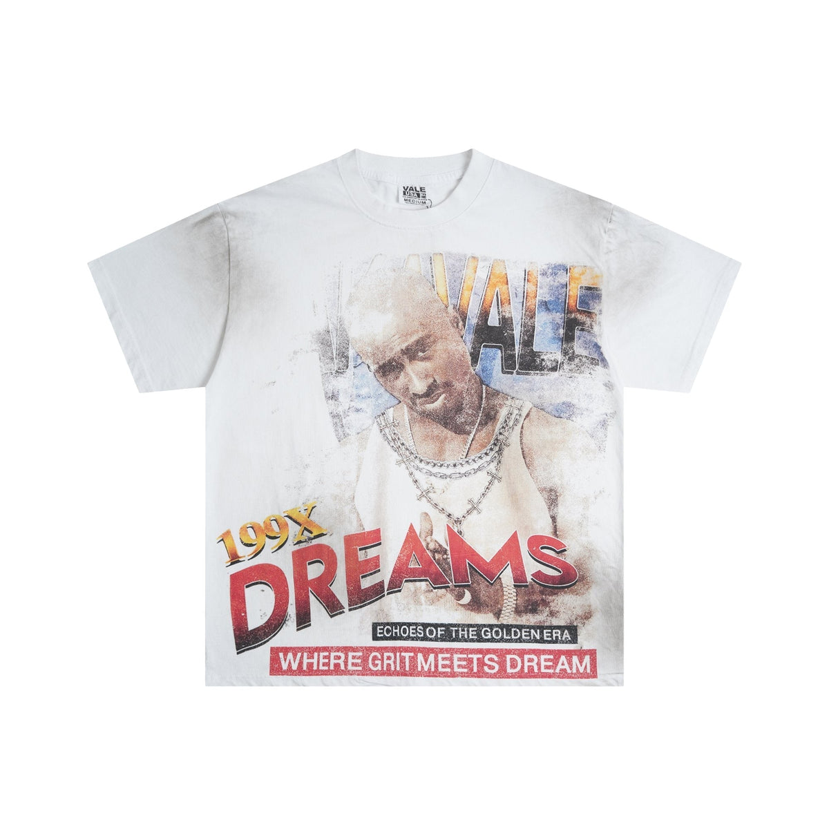 VALE USA 199X Dreams Portrait Graphic T-Shirt