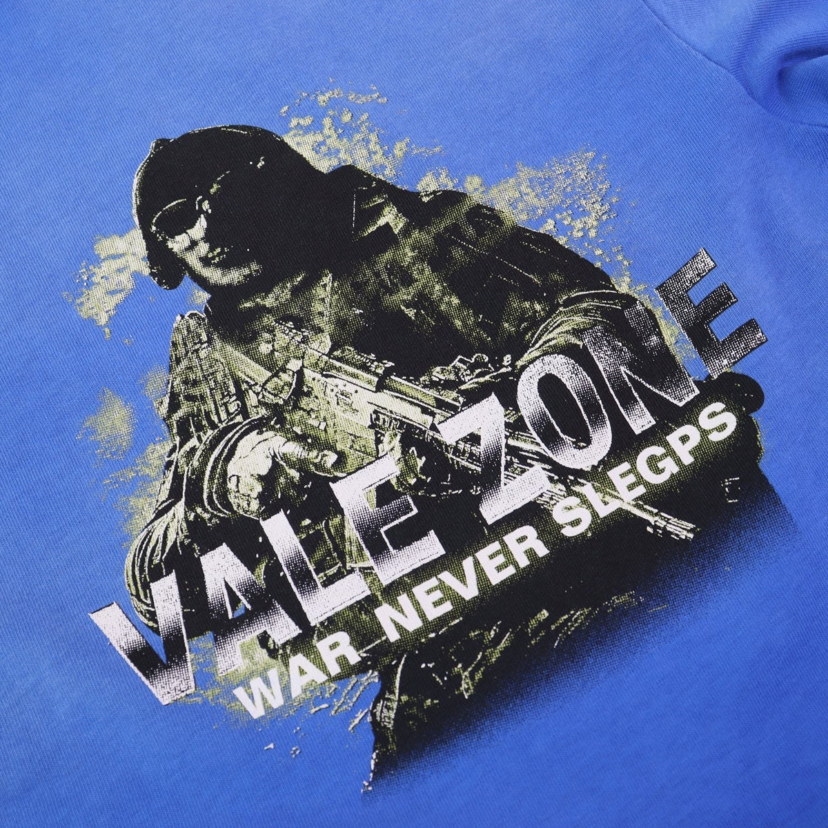 Valley Dreams Soldier Graphic Distressed T-Shirt