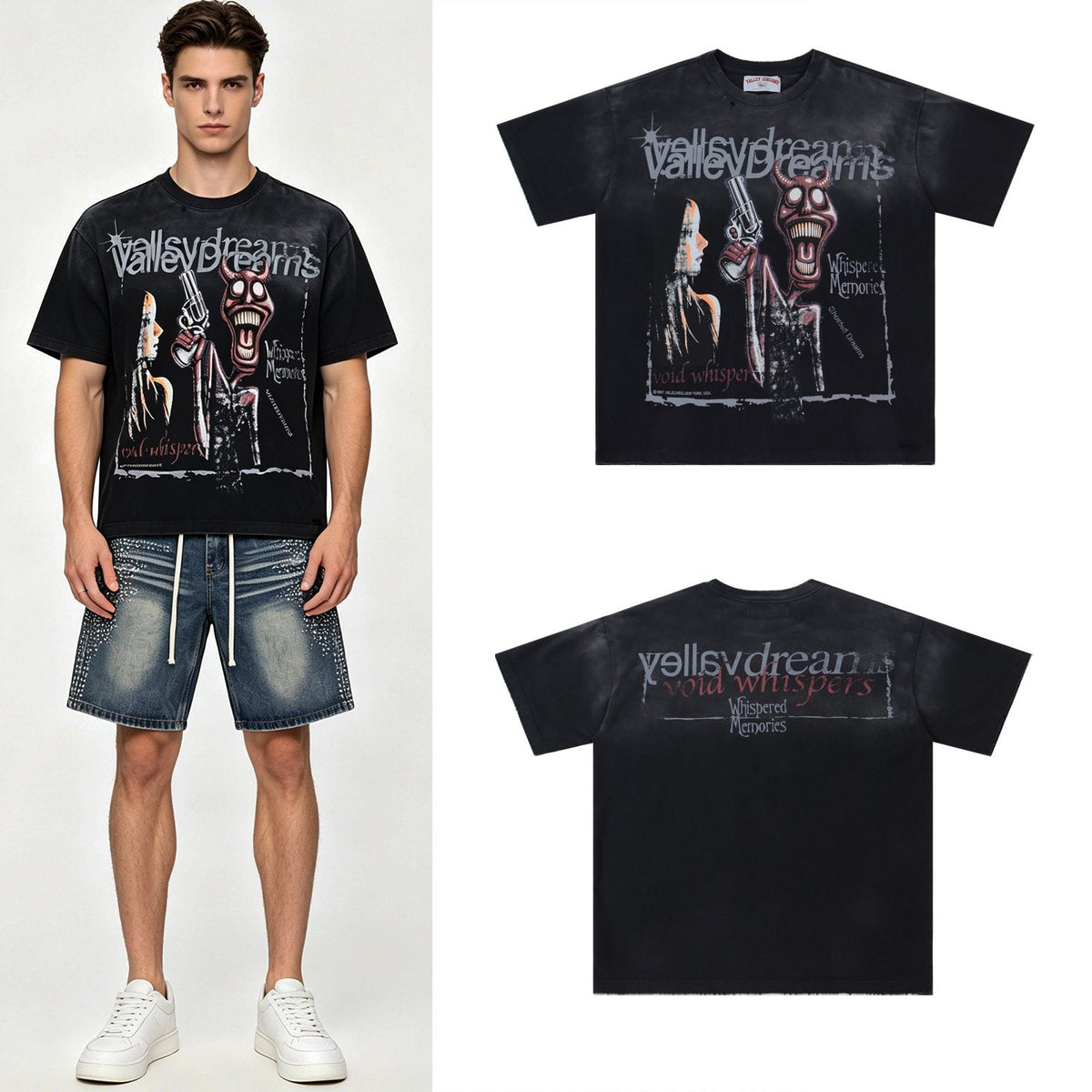 Valley Dreams Void Whispers Demon Graphic T-Shirt