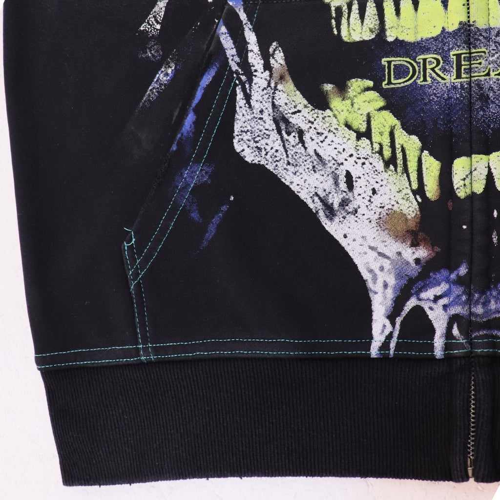 VALE USA Valley Dreams Skull Graphic Zip Hoodie