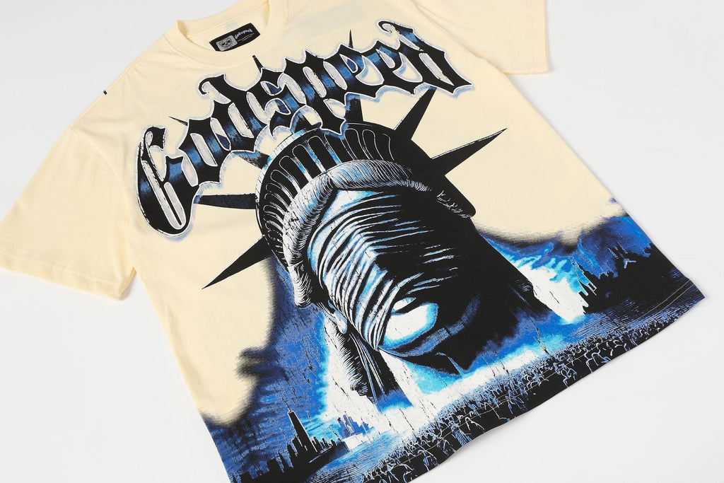Godspeed Statue Graphic Short-Sleeve T-Shirt