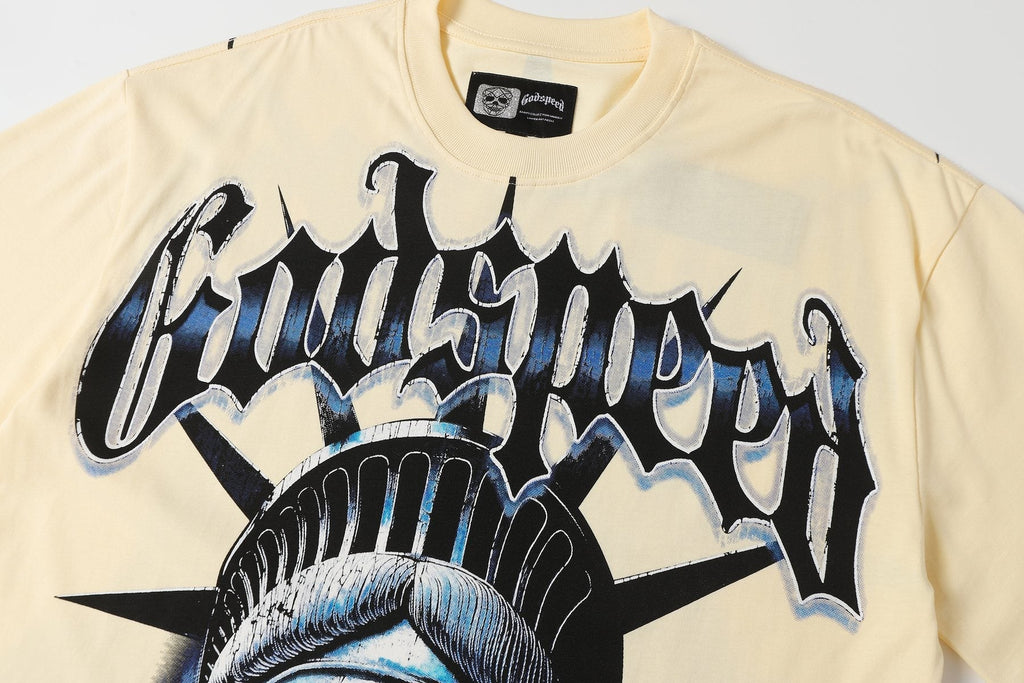 Godspeed Statue Graphic Short-Sleeve T-Shirt