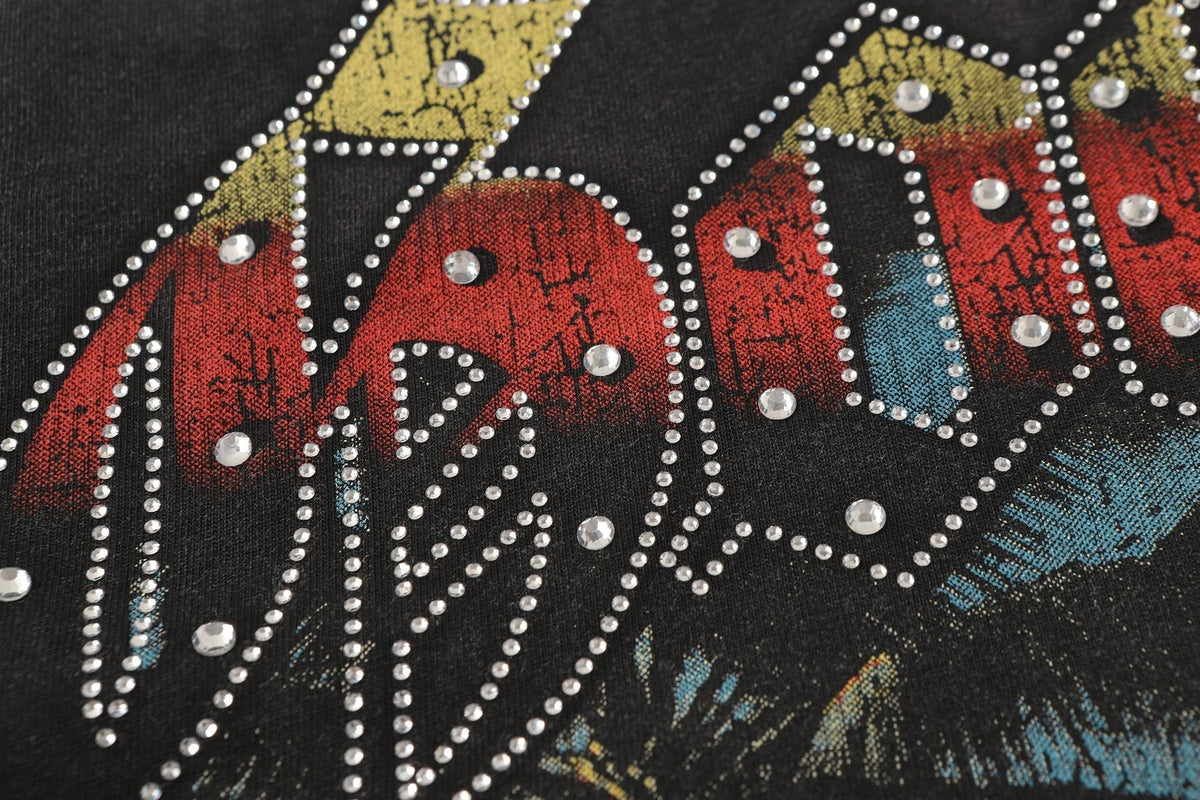 Godspeed Car & Building Graphic Studded-Sleeve T-Shirt