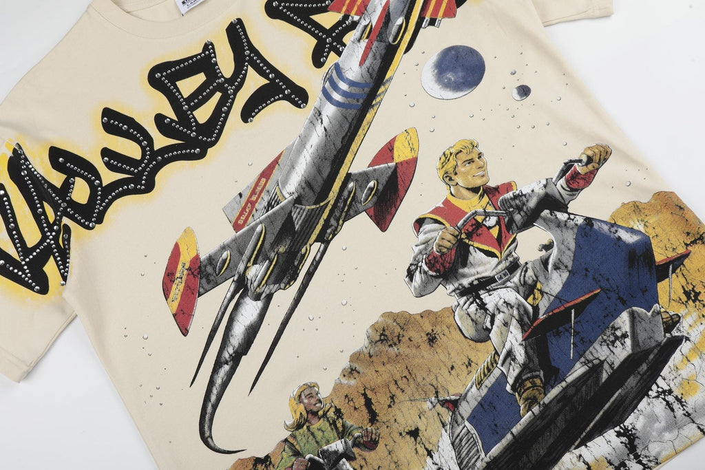 VALE USA Rocket Space Graphic T-Shirt