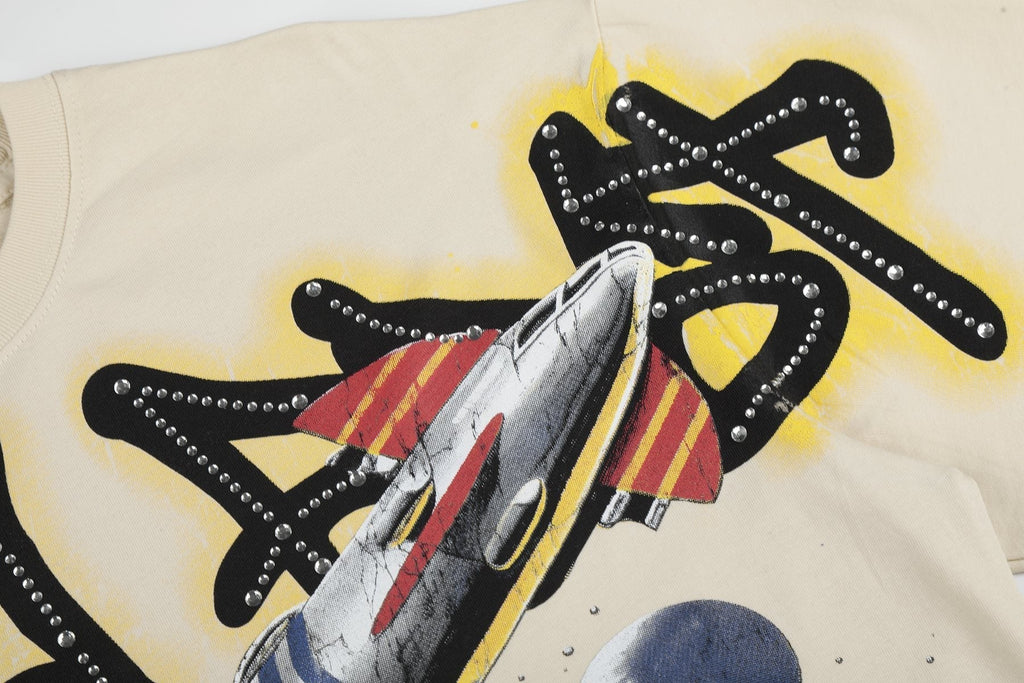 VALE USA Rocket Space Graphic T-Shirt