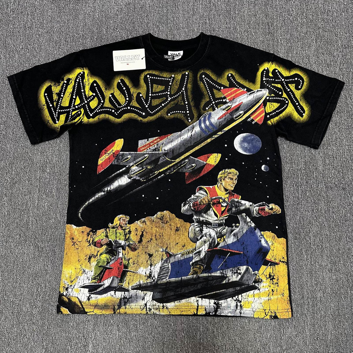VALE USA Rocket Space Graphic T-Shirt