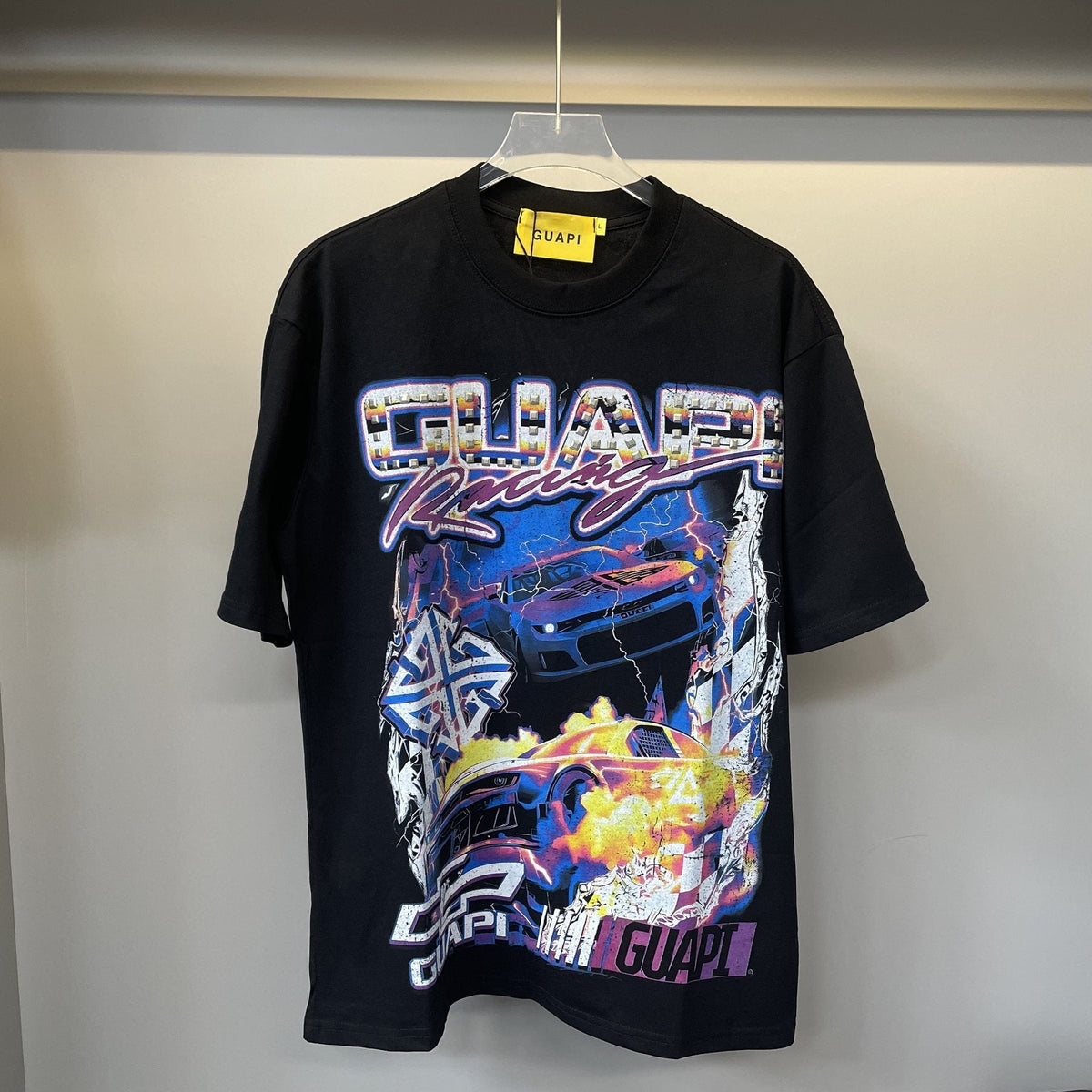 GUAPI Racing Car Graphic T-Shirt