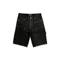 Mixed Emotion Black Logo Cargo Shorts