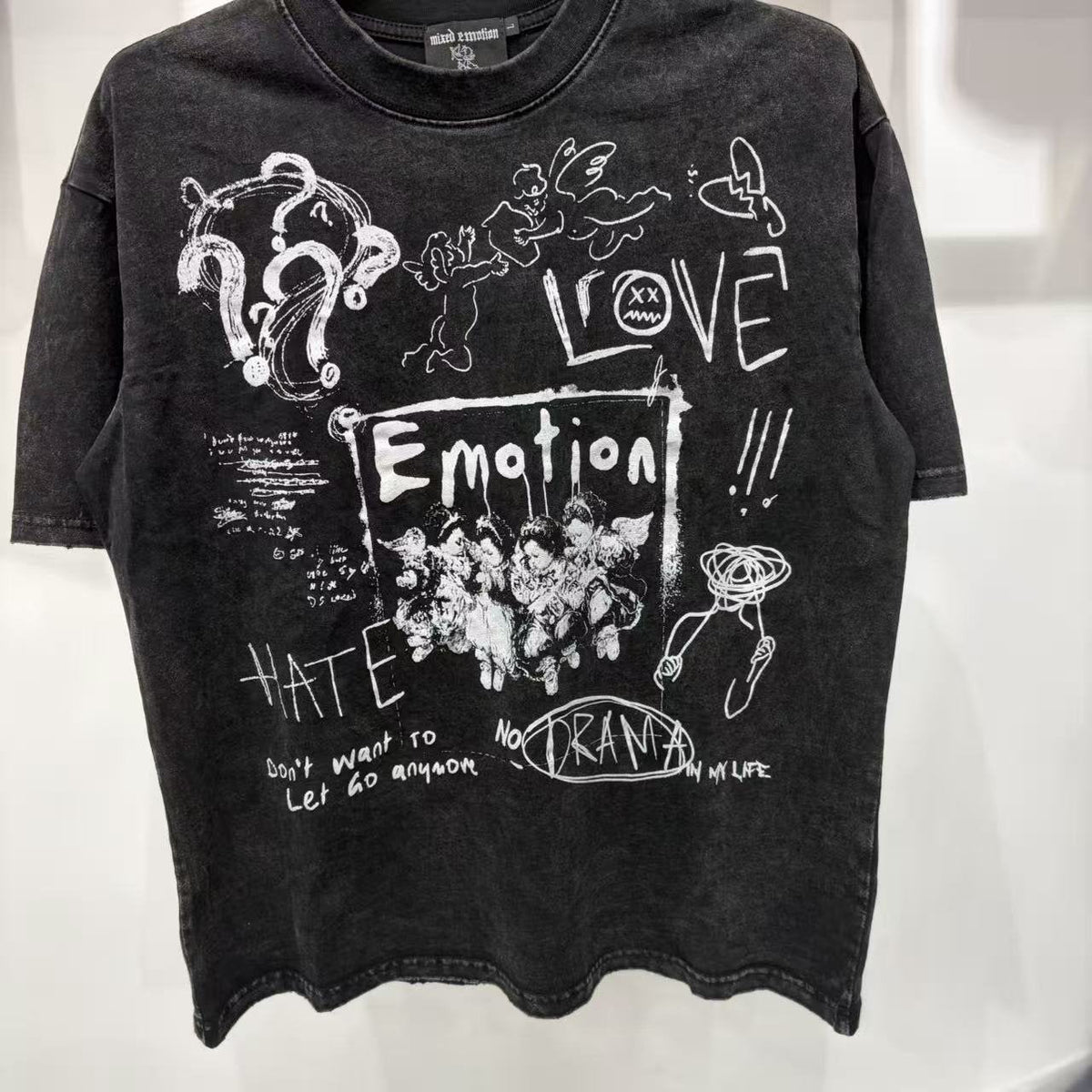 Mixed Emotion Love Hate Dream Graphic T-Shirt