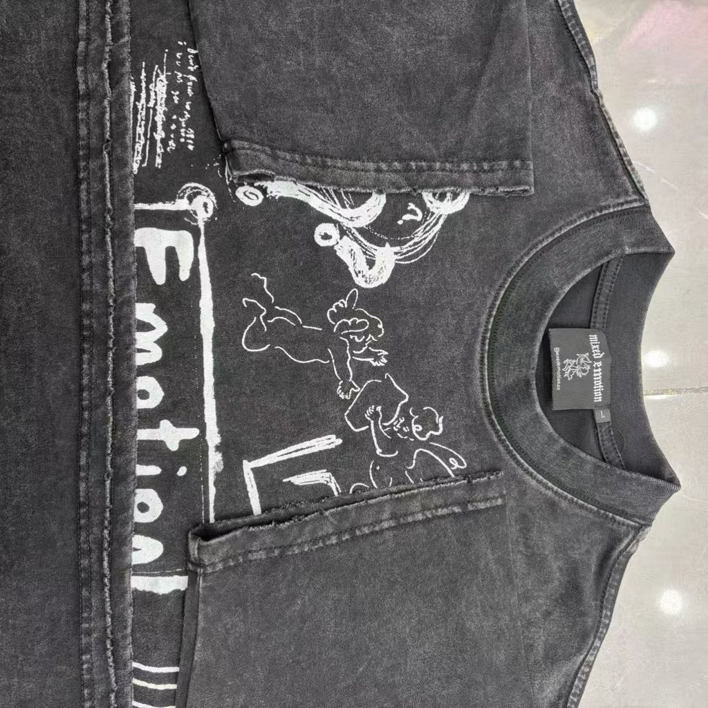 Mixed Emotion Love Hate Dream Graphic T-Shirt