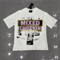 Mixed Emotion Short-Sleeve T-Shirt - White