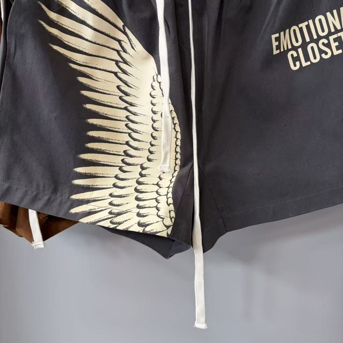 Emotional Closet Wing Graphic Drawstring Shorts