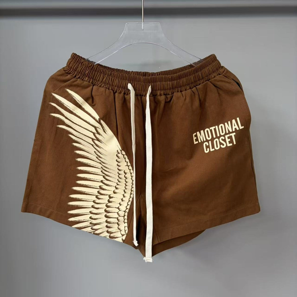 Emotional Closet Wing Graphic Drawstring Shorts