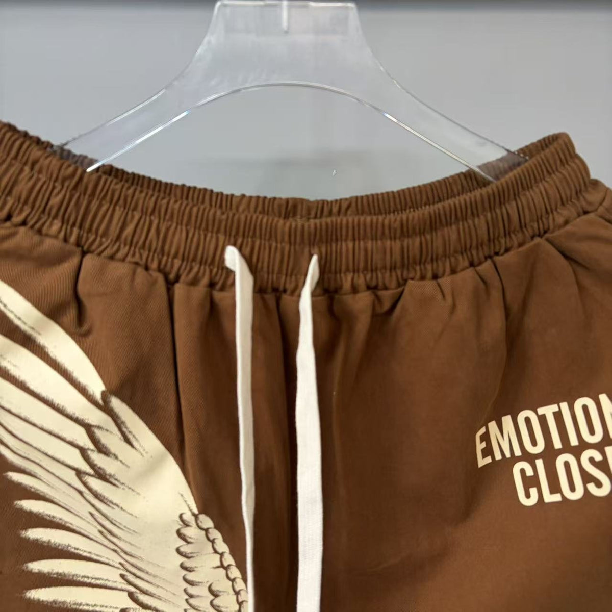 Emotional Closet Wing Graphic Drawstring Shorts