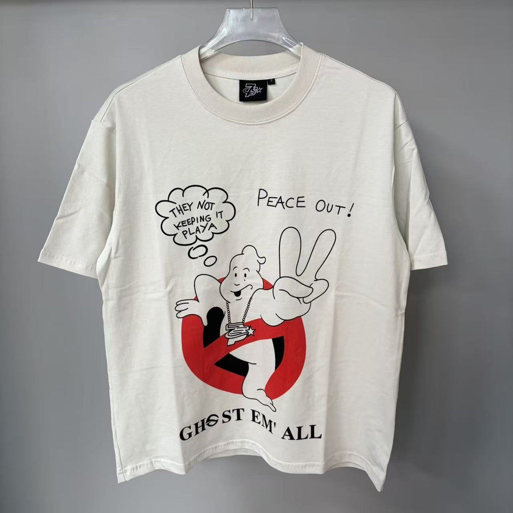 TRIPLE SEVENS S13 Hand-Print Graphic T-Shirt