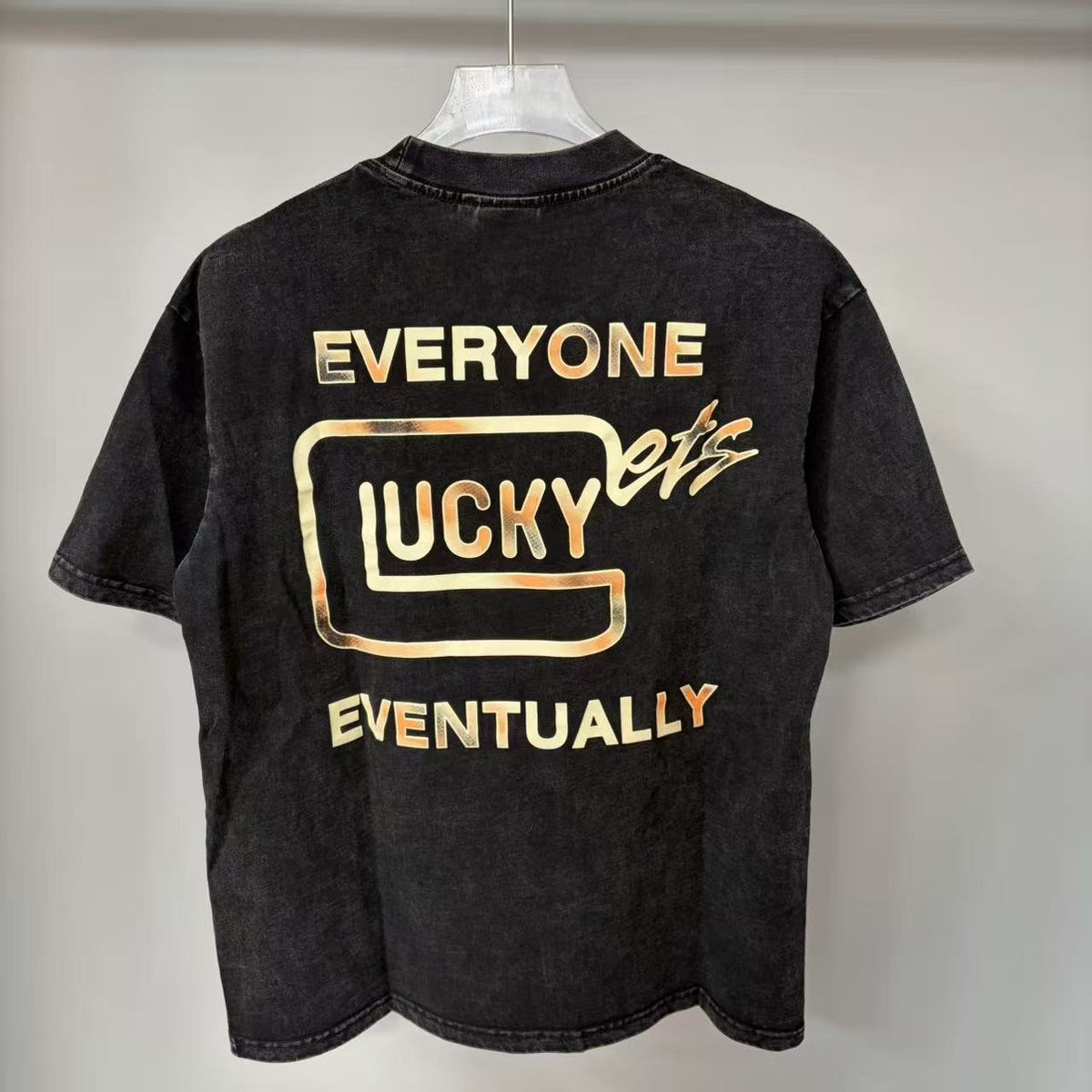 TRIPLE SEVENS Lucky Eventually Washed Graphic T-Shirt