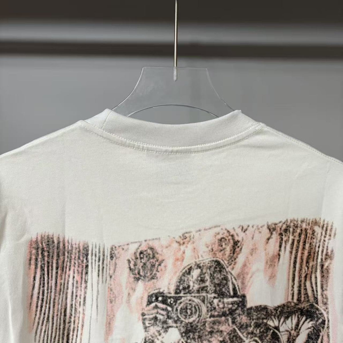 TRIPLE SEVENS Cream Front & Back Graphic T-Shirt
