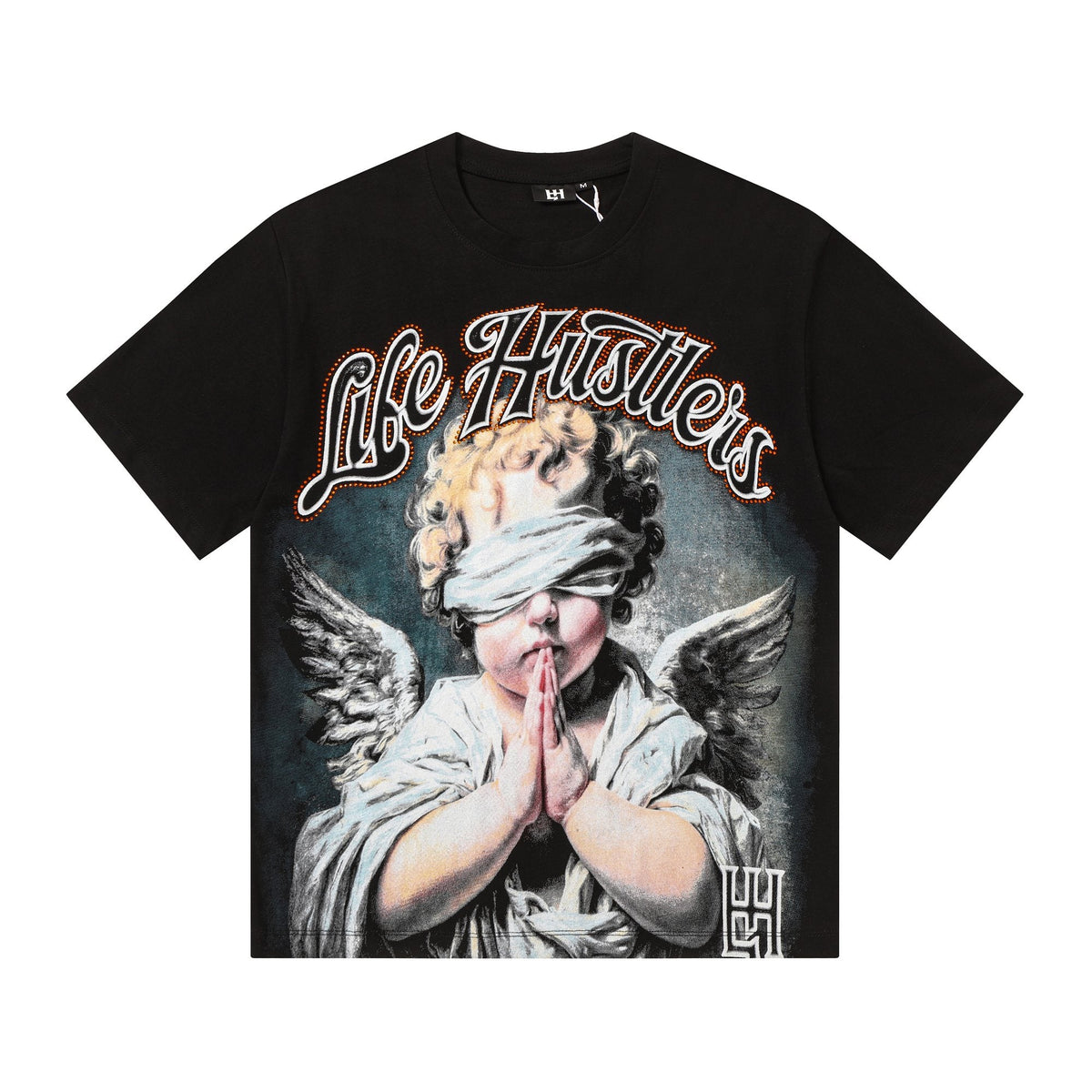 Life Hustlere Angel H-Back Graphic T-Shirt