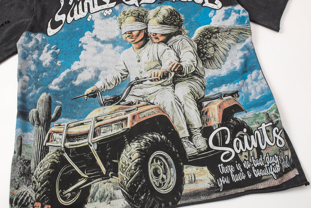 SAINT Desires Angel ATV Graphic T-Shirt