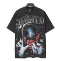 SAINT Washed Black Magician Devil Graphic T-Shirt