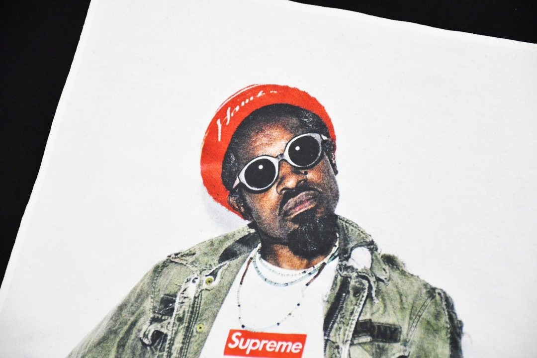 Supreme André 3000 Portrait Graphic T-Shirt