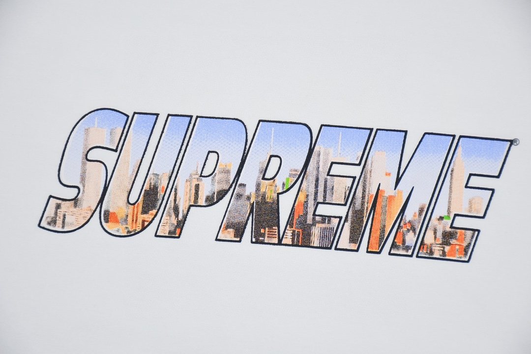 Supreme Gotham Skyline Graphic T-Shirt