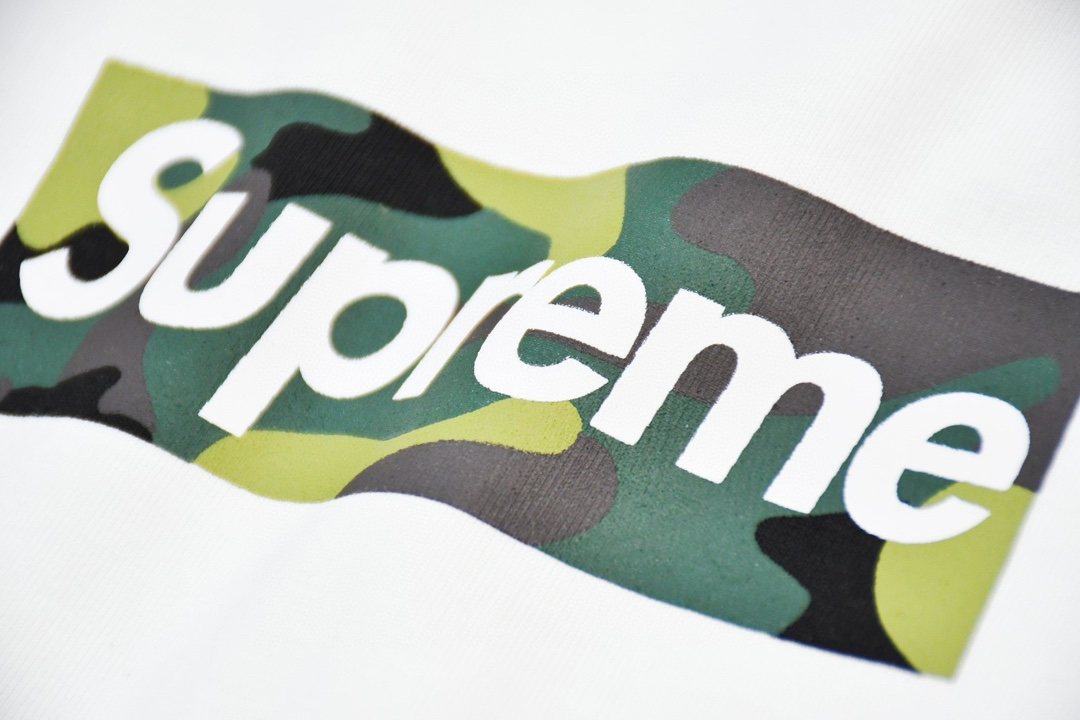 Supreme Camo Box Logo Short-Sleeve T-Shirt