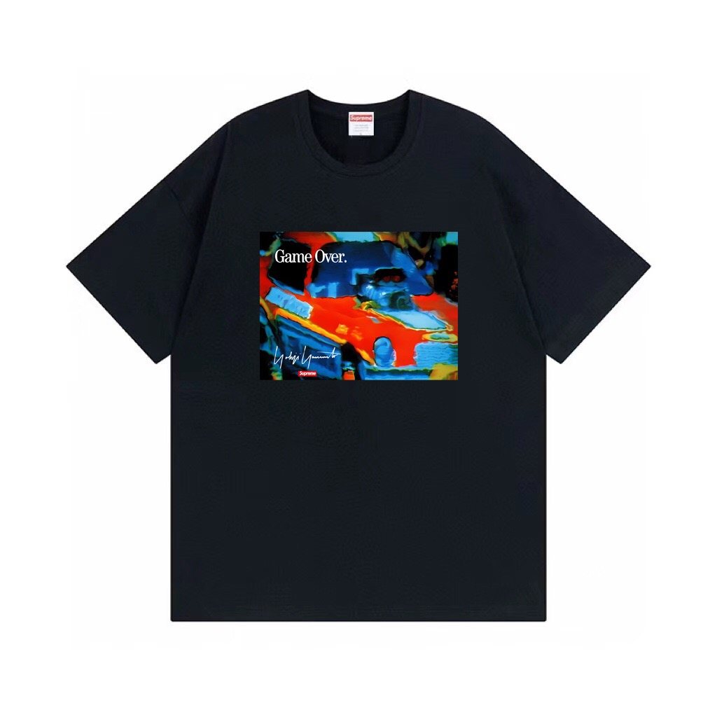 Supreme Game Over Car Graphic T-Shirt