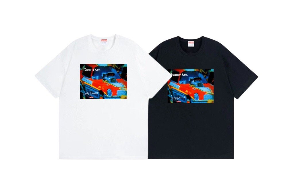 Supreme Game Over Car Graphic T-Shirt
