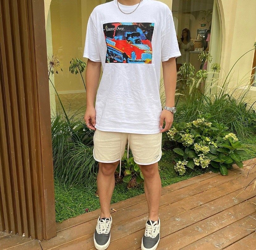 Supreme Game Over Car Graphic T-Shirt