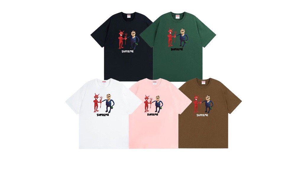 Supreme Business Devil Graphic T-Shirt